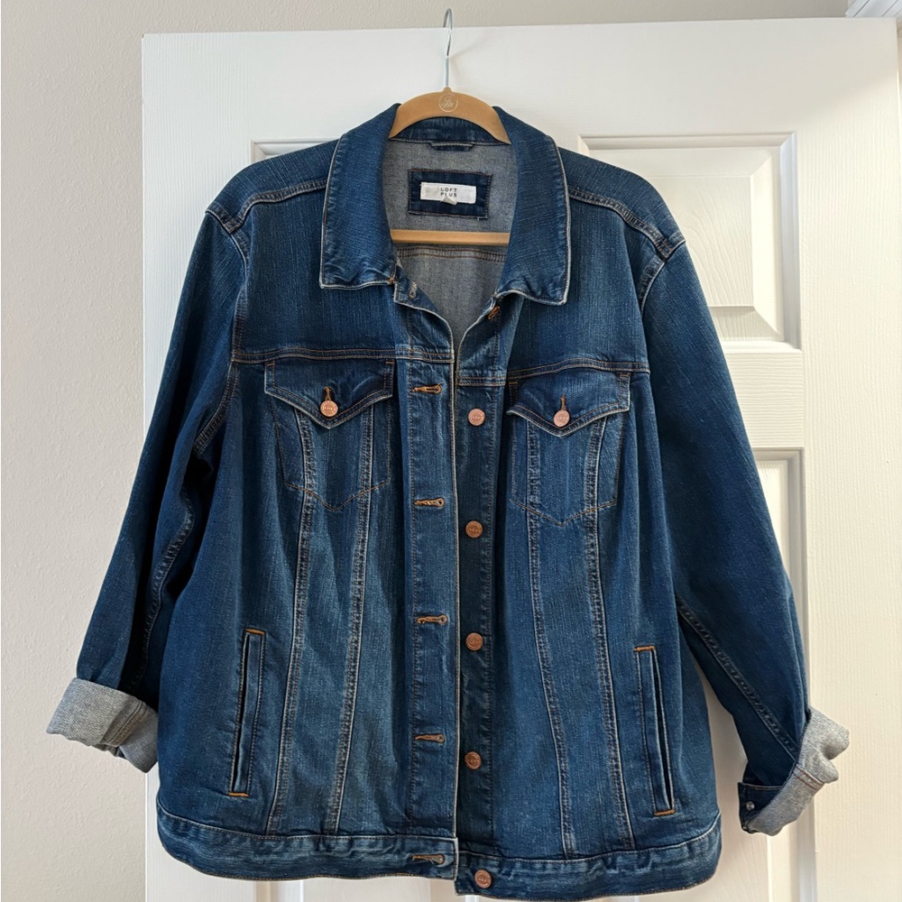 LOFT Women's Dark Blue Denim Jacket